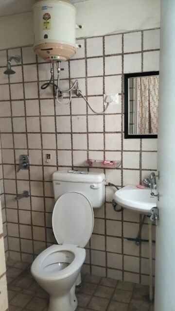Bathroom in 1 BHK Apartment at NK Sharma Savitry Greens, Lohgarh – for Rent