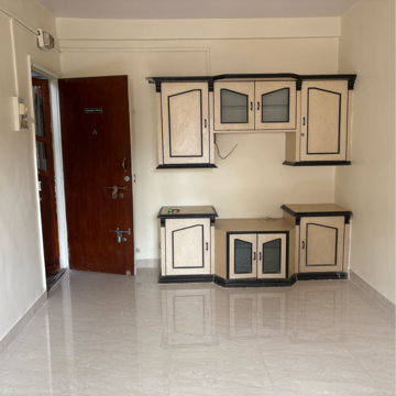 Living Room in 1 BHK Apartment at Damodar CHS, Bibwewadi – for Sale