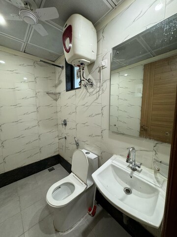 Bathroom in 1 BHK Builder Floor at DLF Cyber SEZ, Sector 24 – for Rent