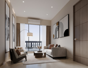 Living Room in 2 BHK Apartment at Andheri West – for Sale