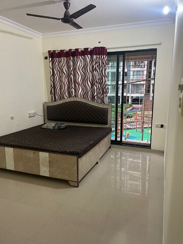 Bedroom in 2 BHK Apartment at Mahavir Heritage CHS, Kharghar Sector 35g – for Rent