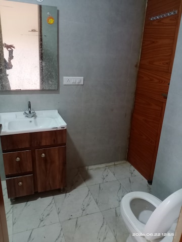 Bathroom in 3 BHK Apartment at Vasant Kunj – for Rent