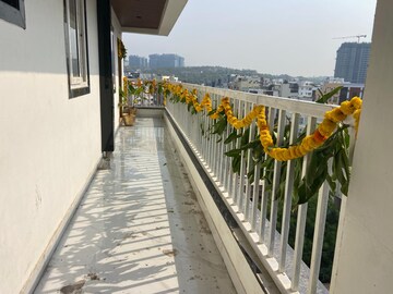 Balcony in 3 BHK Apartment at SAS iTower, Khajaguda – for Rent