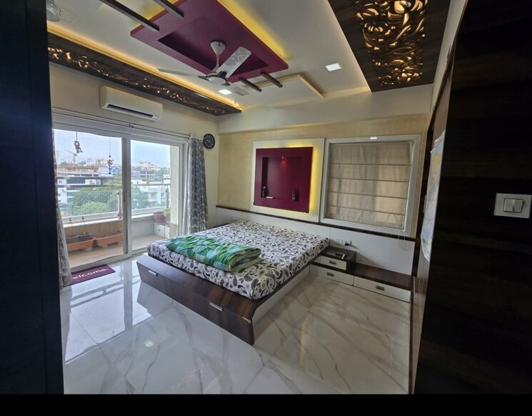 Bedroom, kumar-picasso 2 Bedroom 1250 Sq.Ft. Apartment In Hadapsar Pune 8945777