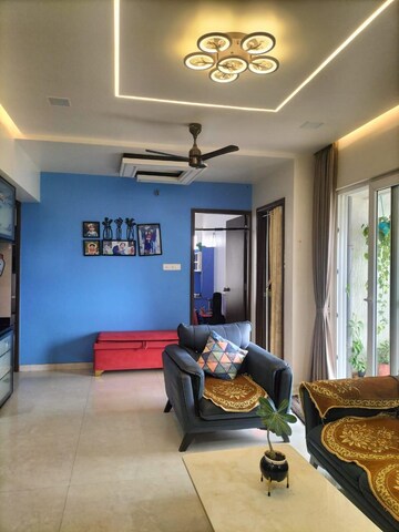 Living Room in 3 BHK Apartment at Majestique Towers, Kharadi – for Rent