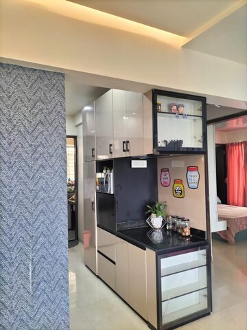 Kitchen in 3 BHK Apartment at Majestique Towers, Kharadi – for Rent
