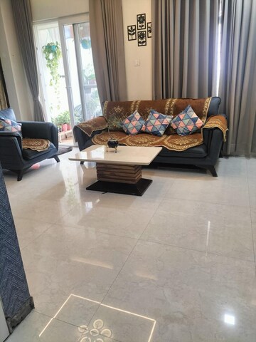 Living Room in 3 BHK Apartment at Majestique Towers, Kharadi – for Rent