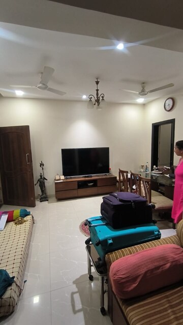 Living Room in 1 BHK Apartment at Daulat Shirin CHS, Colaba – for Rent