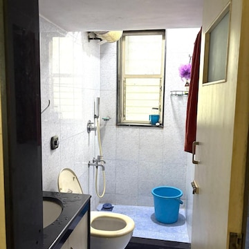 Bathroom in 2 BHK Apartment at Parag Mansion Chs , Andheri West – for Rent