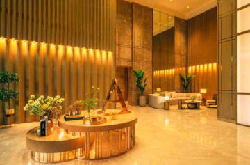 Living Room in 4 BHK Apartment at Worli – for Sale