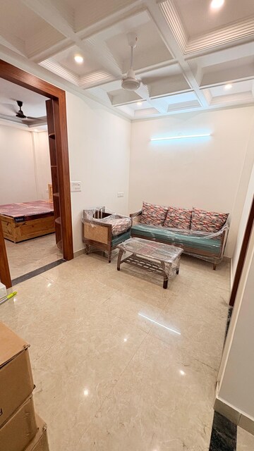 Bedroom in 1 BHK Builder Floor at Ansal Sushant Apartments, Sushant Lok I – for Rent