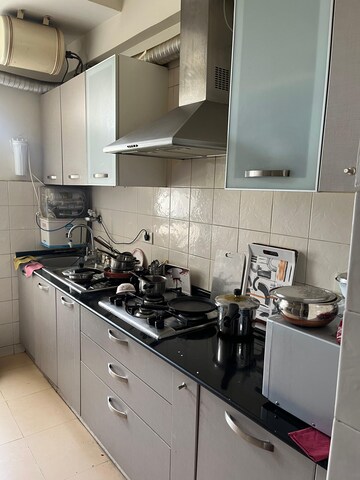 Kitchen in 2 BHK Apartment at Unitech Fresco, Sector 50 – for Rent