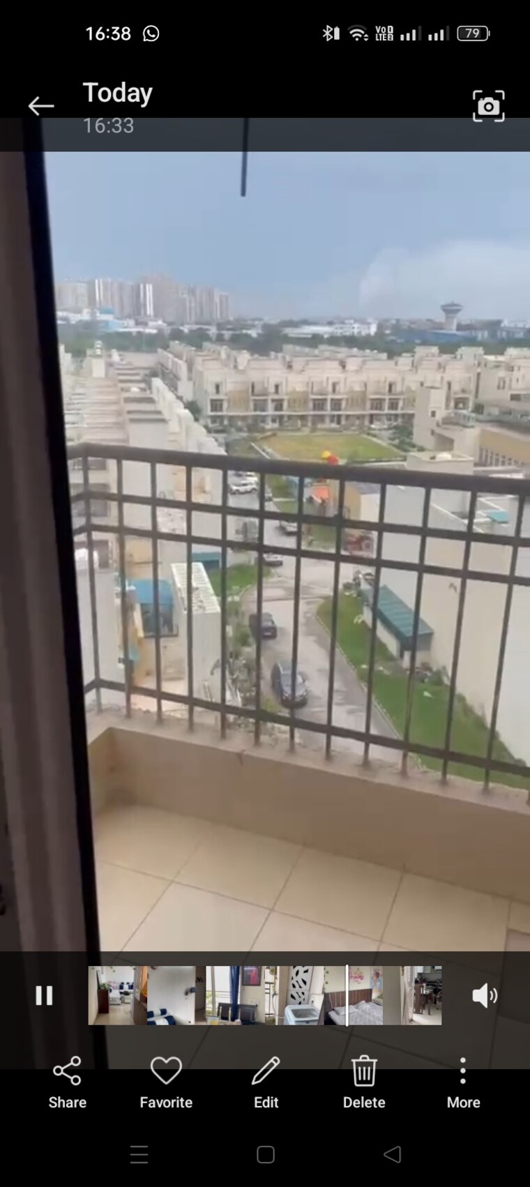 Balcony, jm-florance 2 Bedroom 1060 Sq.Ft. Apartment In Tech Zone 4 Greater Noida Greater Noida 8946121