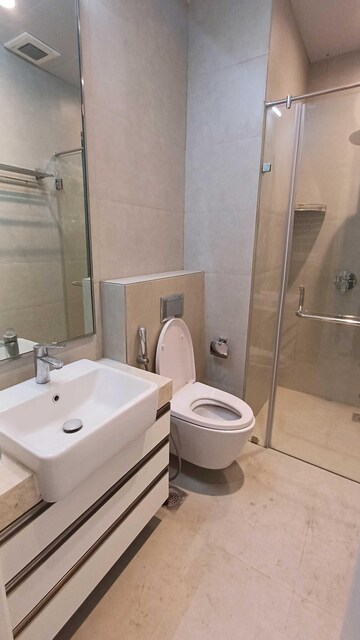 Bathroom in 3 BHK Apartment at Indiabulls Sky Forest, Lower Parel – for Sale