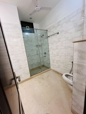 Bathroom in 4 BHK Builder Floor at Ansal Sushant Apartments, Sushant Lok I – for Rent
