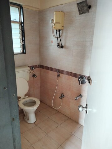 Bathroom in 3 BHK Apartment at Bhoomi Park, Malad West – for Rent