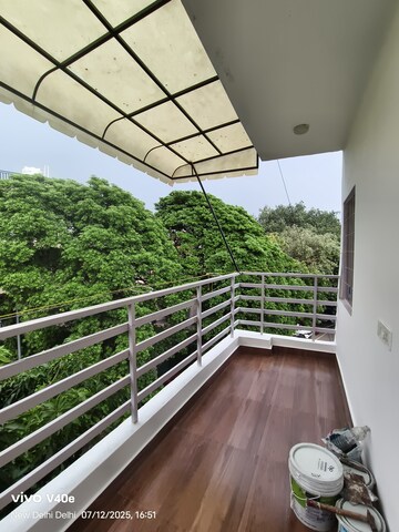 Balcony in 2 BHK Builder Floor at Vasant Kunj – for Rent
