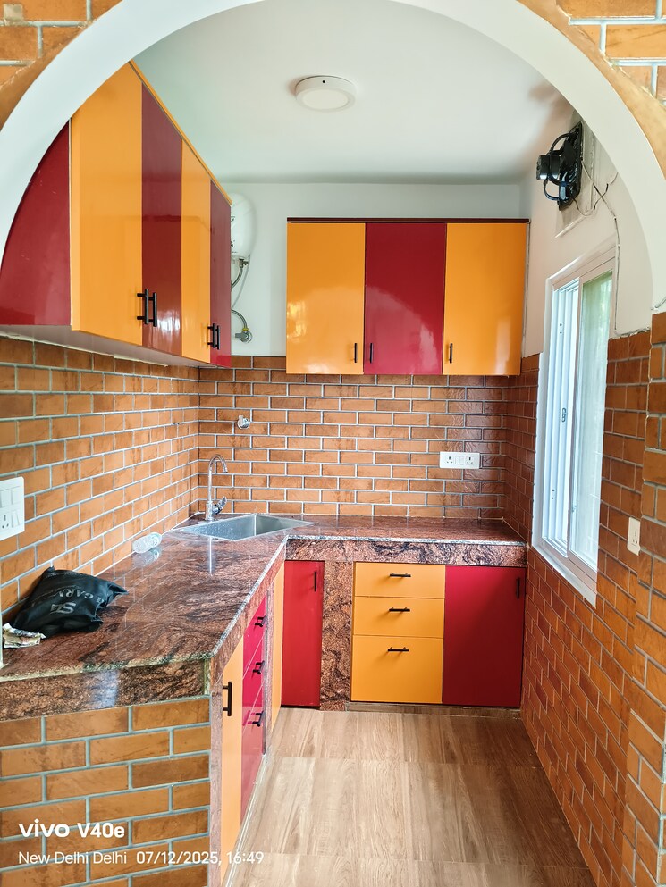 Kitchen, vasant kunj 2 Bedroom 800 Sq.Ft. Builder Floor In Vasant Kunj Delhi 8946293