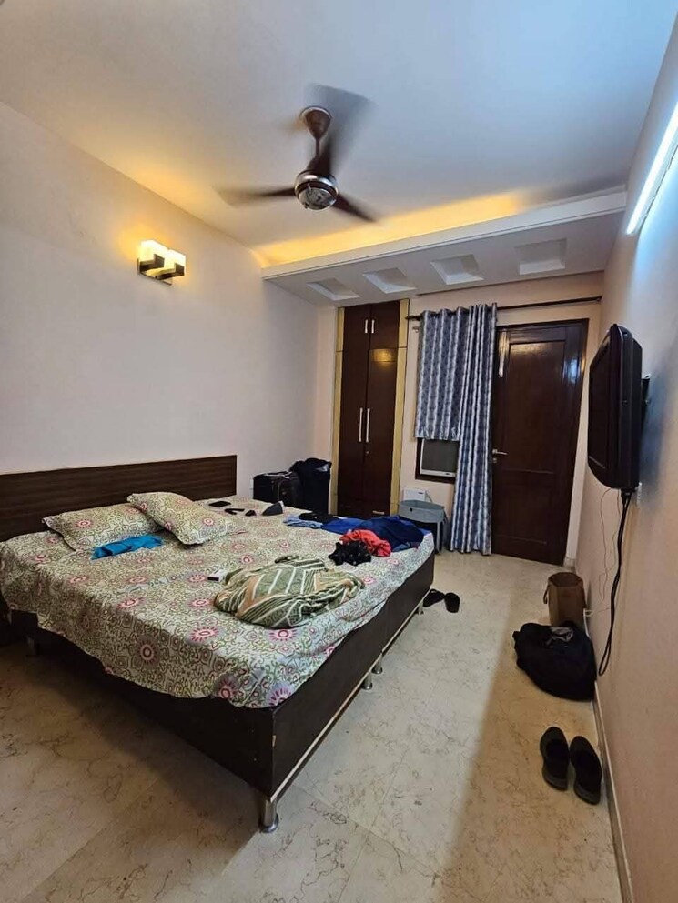 Bedroom, m2k-the-white-house 3 Bedroom 1550 Sq.Ft. Builder Floor In Sector 57 Gurgaon 8946407