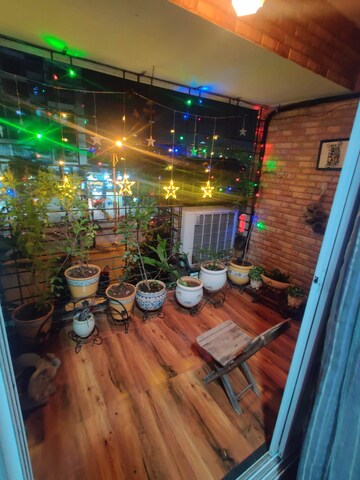 Balcony in 2 BHK Apartment at Satyam Heights Kharghar, Kharghar Sector 10 – for Rent
