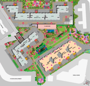 Master Plan in 3 BHK Apartment at Hiranandani Empress Hill, Sainath Nagar – for Sale