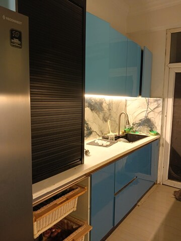 Kitchen in 3 BHK Apartment at Crossing Republik, Crossing Republic – for Sale