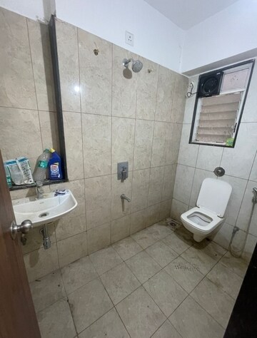 Bathroom in 2 BHK Apartment at Sneh Akshay Anantam, Wakad – for Rent