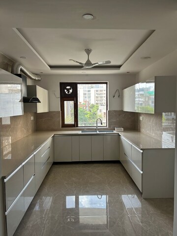 Kitchen in 3 BHK Builder Floor at Unitech South City II, Sector 50 – for Rent