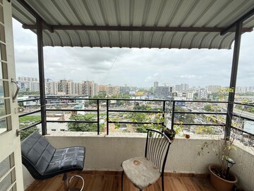 Balcony in 2 BHK Apartment at Vaishnavi Sahil Vighnesh, Wakad – for Rent