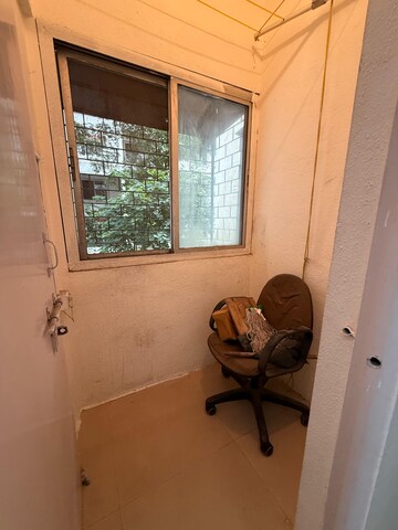 Terrace in 1 BHK Apartment at Dhanraj Park Society, Wakad – for Rent