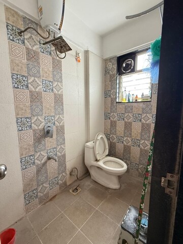 Bathroom in 2 BHK Apartment at Vaishnavi Sahil Vighnesh, Wakad – for Rent