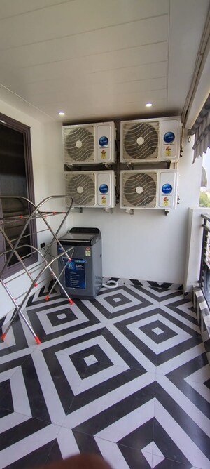 Staircase in 3 BHK Builder Floor at Kishangarh – for Sale