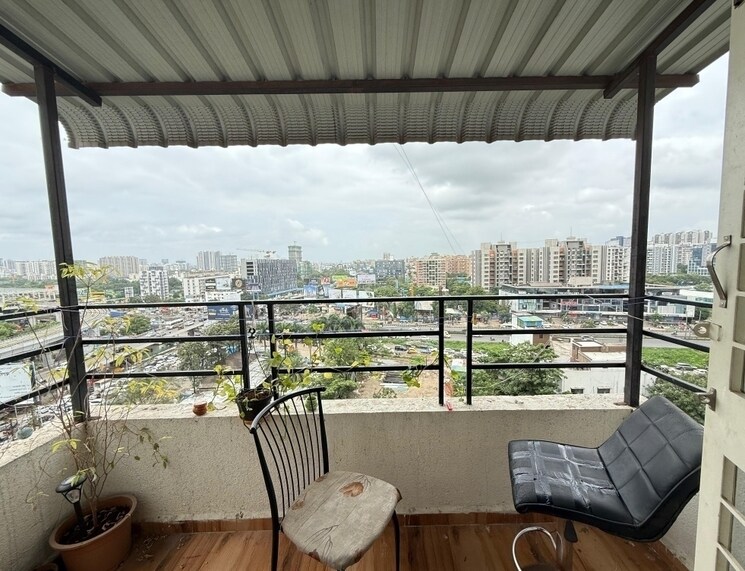 Balcony, vaishnavi-sahil-vighnesh 2 Bedroom 760 Sq.Ft. Apartment In Wakad Pune 8946732