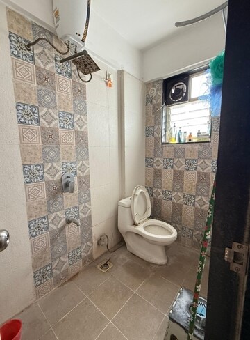 Bathroom in 2 BHK Apartment at Vaishnavi Sahil Vighnesh, Wakad – for Rent