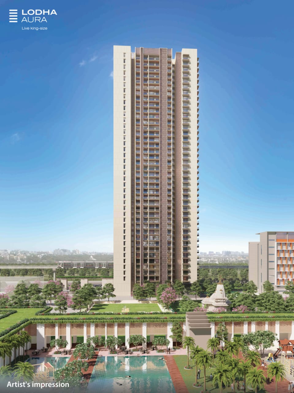 3 BHK Apartment For Sale in Lodha Gardenia