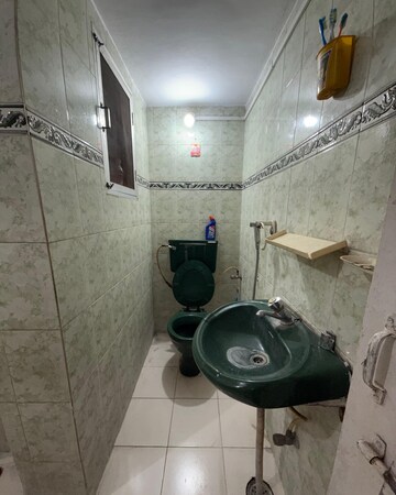 Bathroom in 1 BHK Apartment at Dhanraj Park Society, Wakad – for Rent
