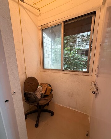 Terrace in 1 BHK Apartment at Dhanraj Park Society, Wakad – for Rent