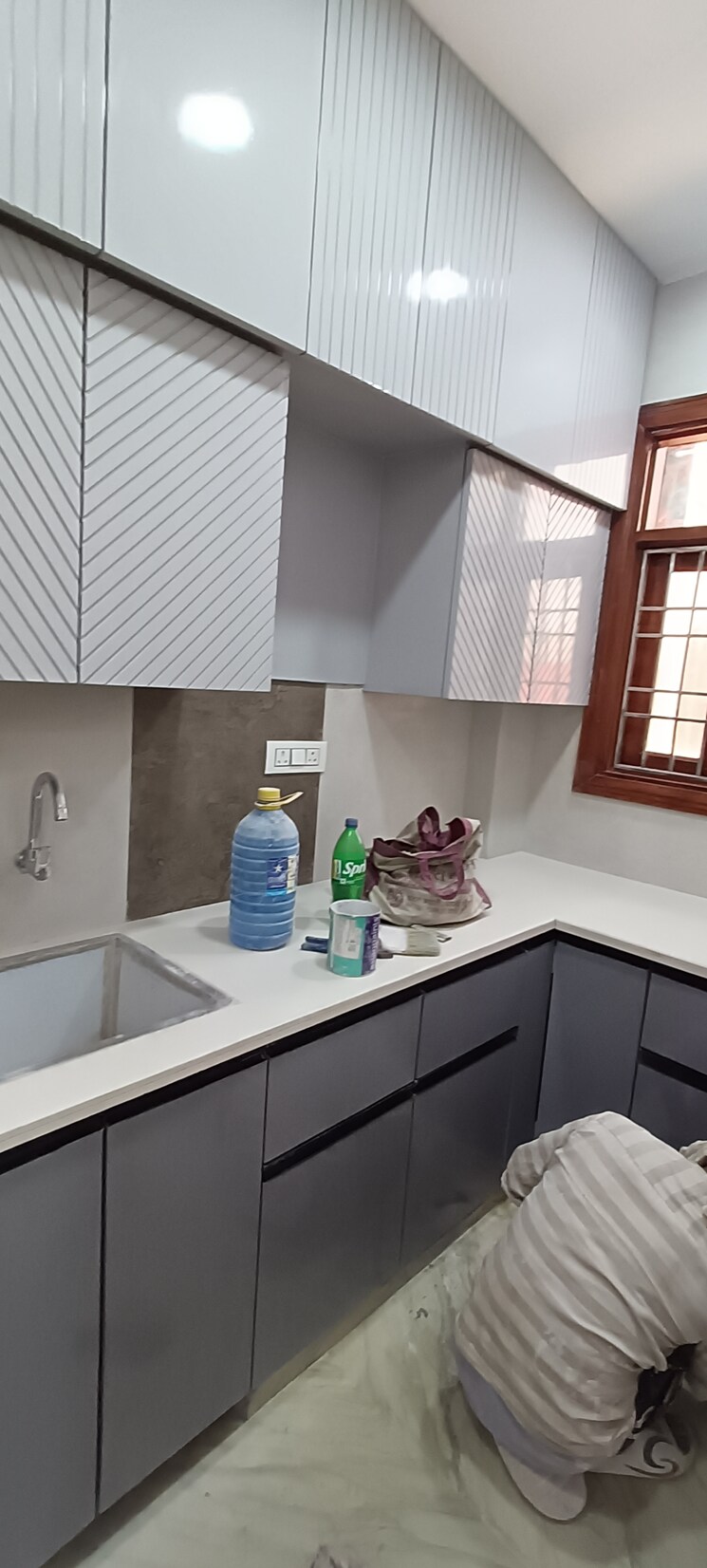 Kitchen, rohini sector 7 3 Bedroom 64 Sq.Mt. Builder Floor In Rohini Sector 7 Delhi 8946780