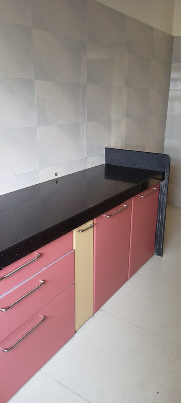 Kitchen in 1 BHK Apartment at Rajendra Dolphin Tower, Malad West – for Rent