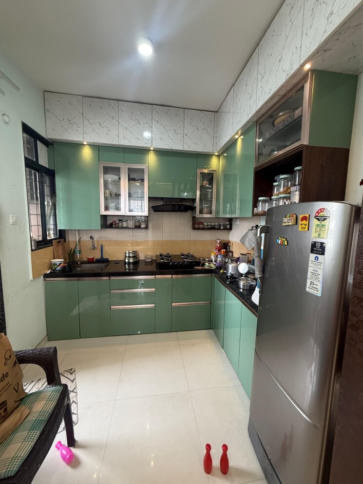 Kitchen, royal-ishana 2 Bedroom 750 Sq.Ft. Apartment In Thergaon Pune 8946840