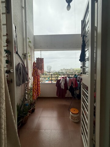 Balcony in 2 BHK Apartment at Royal Ishana, Thergaon – for Rent