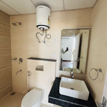 Bathroom in 2 BHK Apartment at Supertech Hues, Sector 68 – for Rent