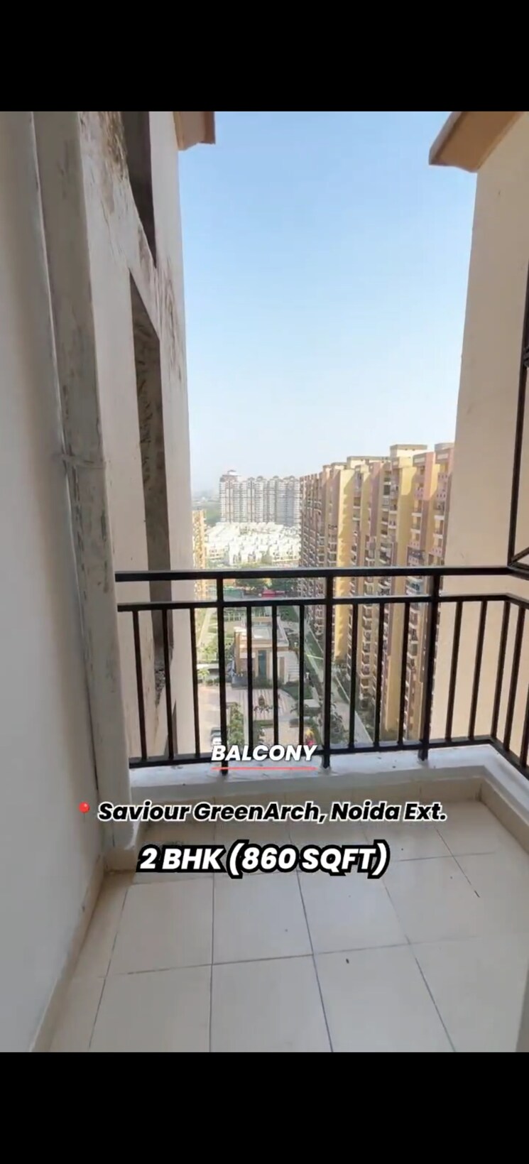 Balcony, saviour-green-arch 2 Bedroom 860 Sq.Ft. Apartment In Tech Zone 4 Greater Noida Greater Noida 8946851