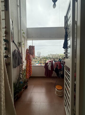 Balcony in 2 BHK Apartment at Royal Ishana, Thergaon – for Rent