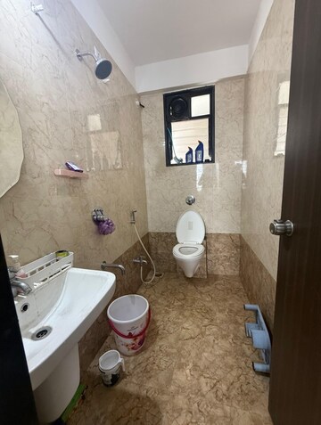 Bathroom in 2 BHK Apartment at Royal Ishana, Thergaon – for Rent
