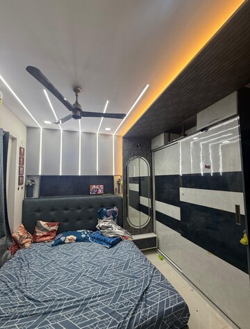 Bedroom in 2 BHK Apartment at Royal Ishana, Thergaon – for Rent
