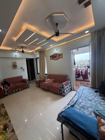 Living Room in 2 BHK Apartment at Royal Ishana, Thergaon – for Rent