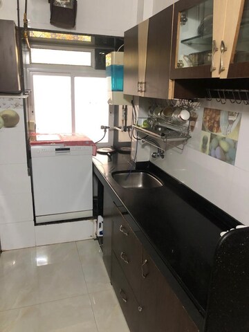 Kitchen in 3 BHK Apartment at Bindiya CHS, Kopar Khairane – for Rent