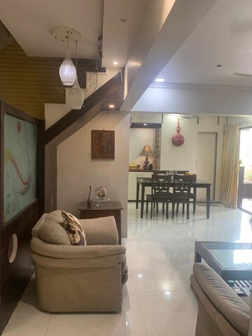 Living Room in 3 BHK Apartment at Bindiya CHS, Kopar Khairane – for Rent