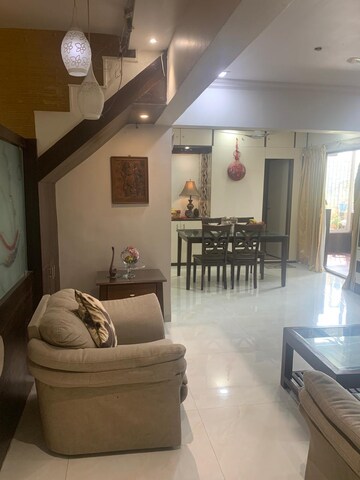 Living Room in 3 BHK Apartment at Bindiya CHS, Kopar Khairane – for Rent
